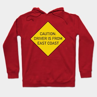 Funny Bumper Sticker - Caution Driver is from East Coast Hoodie